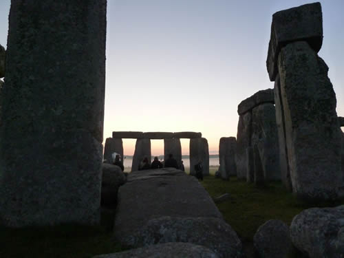 Stonehenge waiting for the sun 24 June